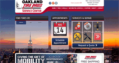 Desktop Screenshot of oaklandtirepros.com